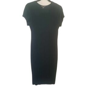 Midi Teal American Dream Bodycon T- Shirt Dress Medium